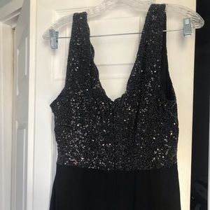 Plus Size Sequins Skater Dress